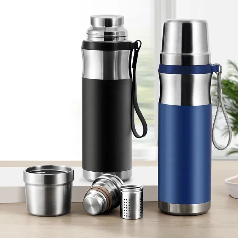 316 Stainless Steel Insulated Thermos Bottle 500mlL/1000ml Outdoor Travel Coffee Mugs Thermal Vaccum Water Bottle Thermal Mug