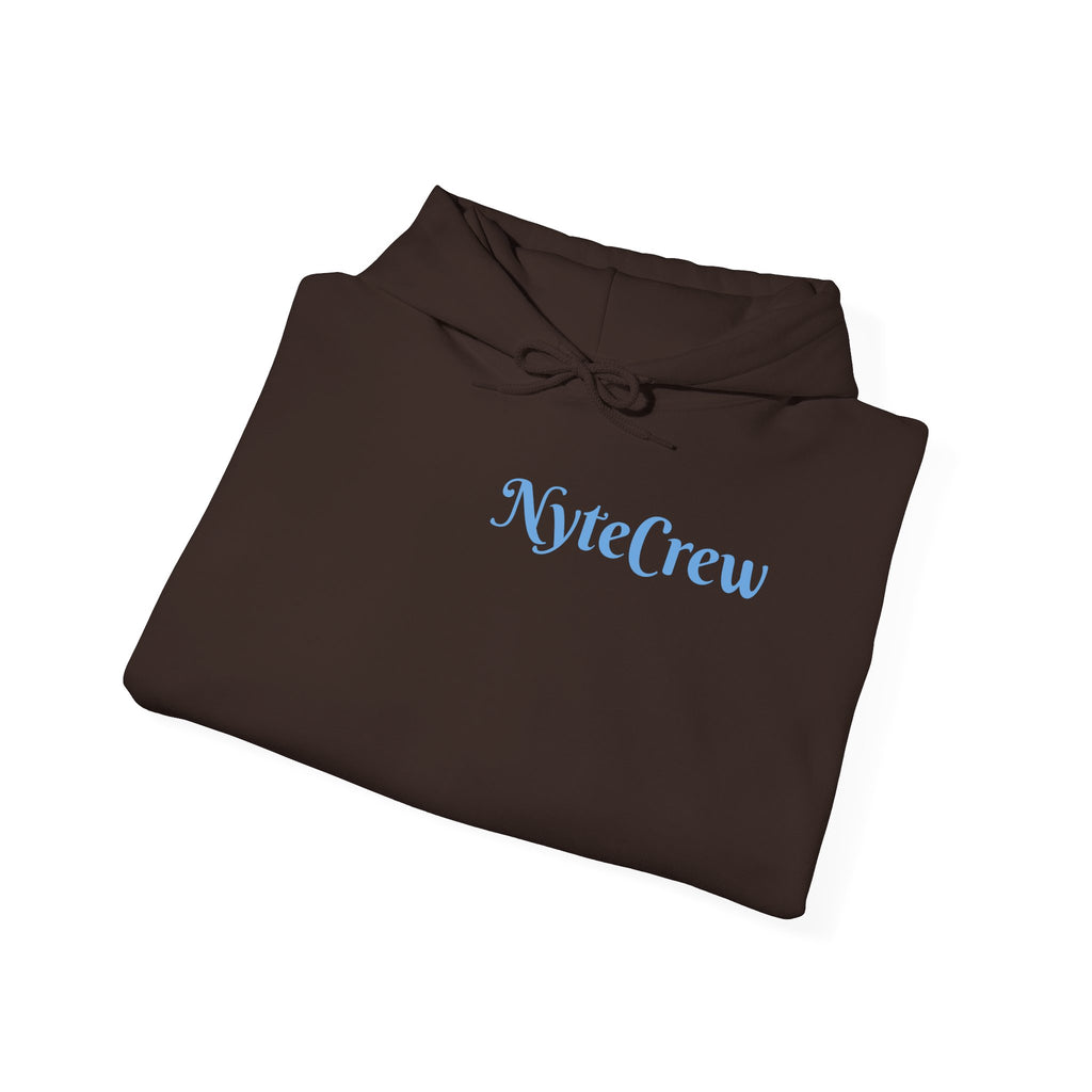 Cozy Unisex Hoodie for Night Owls, Perfect for Casual Wear, Gift for Friends, NiteCrew Sweatshirt, Relaxed Vibe