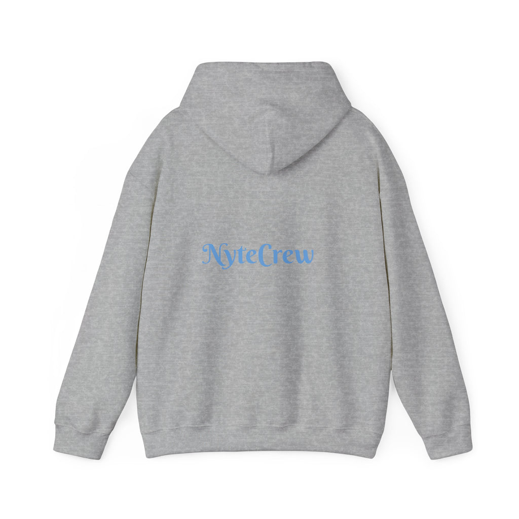 Cozy Unisex Hoodie for Night Owls, Perfect for Casual Wear, Gift for Friends, NiteCrew Sweatshirt, Relaxed Vibe