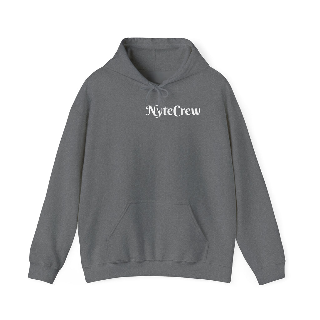 Cozy Unisex Hoodie for Night Owls, Perfect for Casual Wear, Gift for Friends, NiteCrew Sweatshirt, Relaxed Vibe