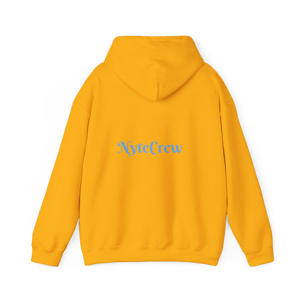 Cozy Unisex Hoodie for Night Owls, Perfect for Casual Wear, Gift for Friends, NiteCrew Sweatshirt, Relaxed Vibe