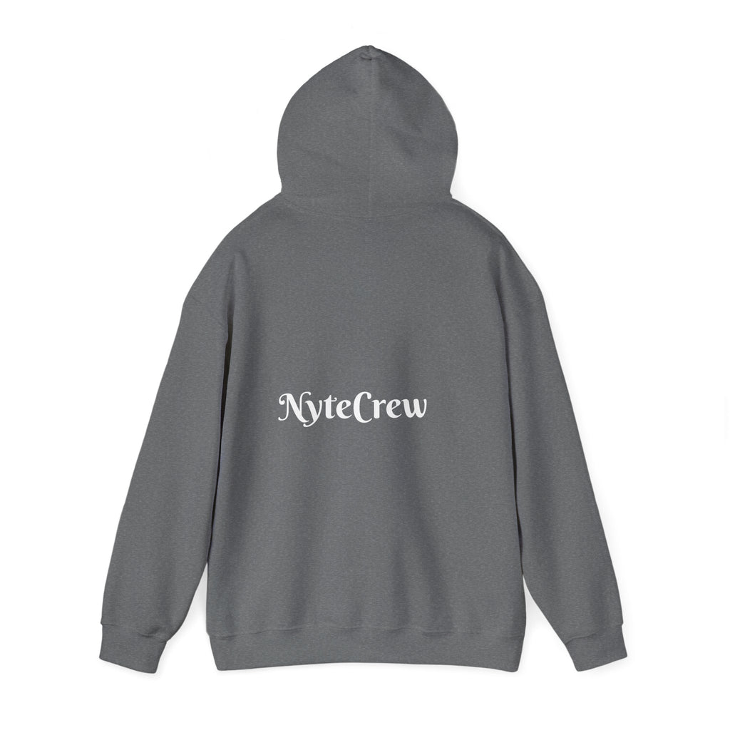 Cozy Unisex Hoodie for Night Owls, Perfect for Casual Wear, Gift for Friends, NiteCrew Sweatshirt, Relaxed Vibe