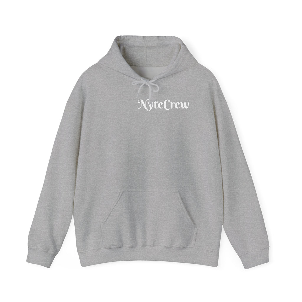 Cozy Unisex Hoodie for Night Owls, Perfect for Casual Wear, Gift for Friends, NiteCrew Sweatshirt, Relaxed Vibe