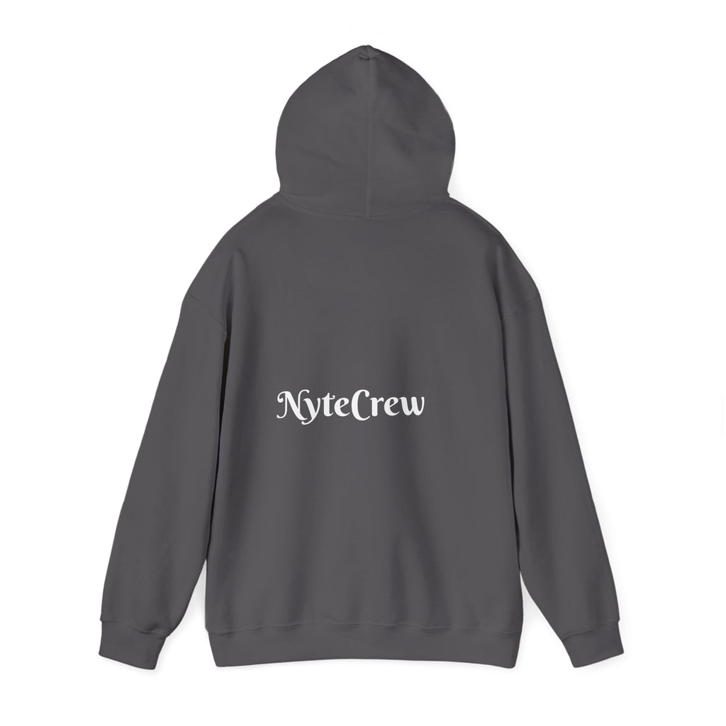 Cozy Unisex Hoodie for Night Owls, Perfect for Casual Wear, Gift for Friends, NiteCrew Sweatshirt, Relaxed Vibe