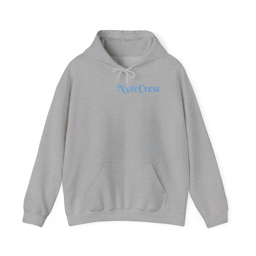 Cozy Unisex Hoodie for Night Owls, Perfect for Casual Wear, Gift for Friends, NiteCrew Sweatshirt, Relaxed Vibe