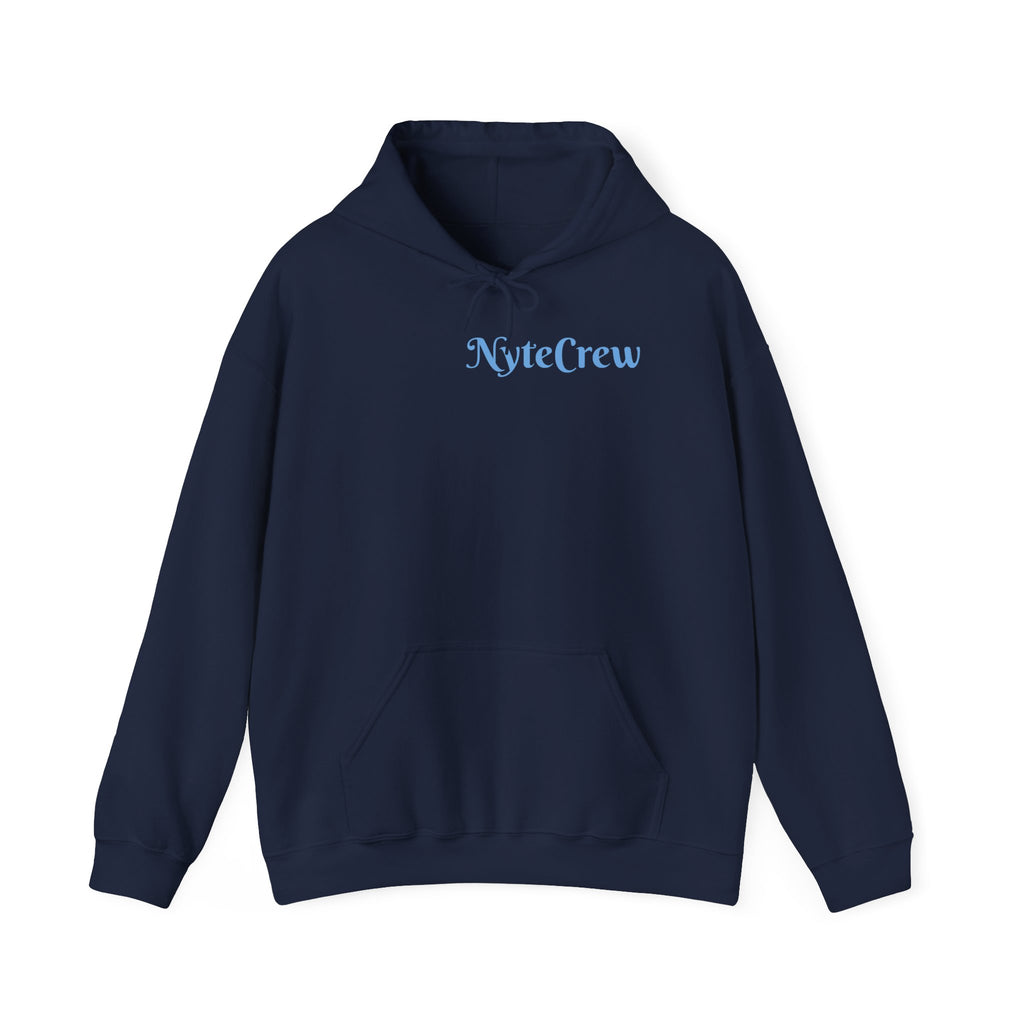 Cozy Unisex Hoodie for Night Owls, Perfect for Casual Wear, Gift for Friends, NiteCrew Sweatshirt, Relaxed Vibe