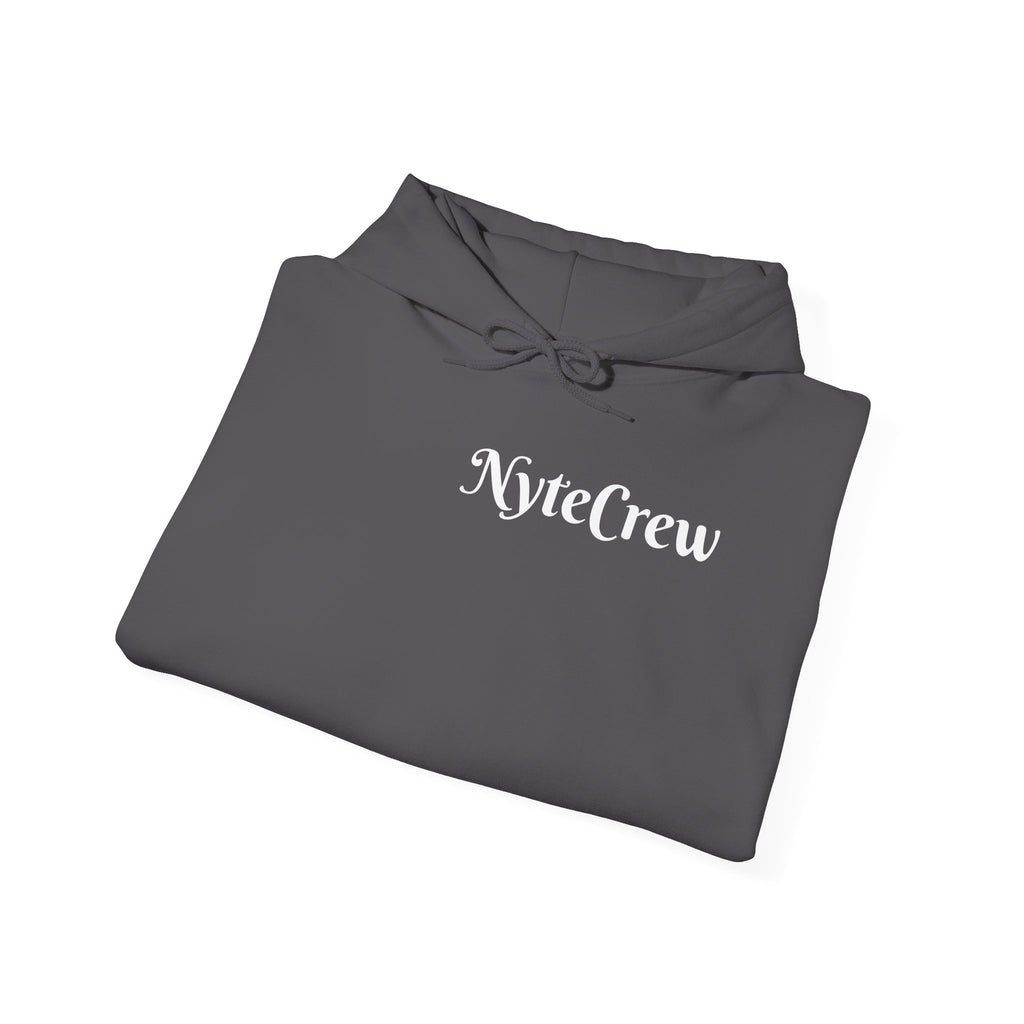 Cozy Unisex Hoodie for Night Owls, Perfect for Casual Wear, Gift for Friends, NiteCrew Sweatshirt, Relaxed Vibe
