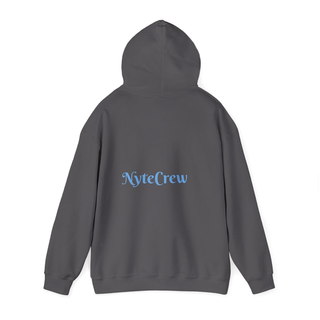 Cozy Unisex Hoodie for Night Owls, Perfect for Casual Wear, Gift for Friends, NiteCrew Sweatshirt, Relaxed Vibe
