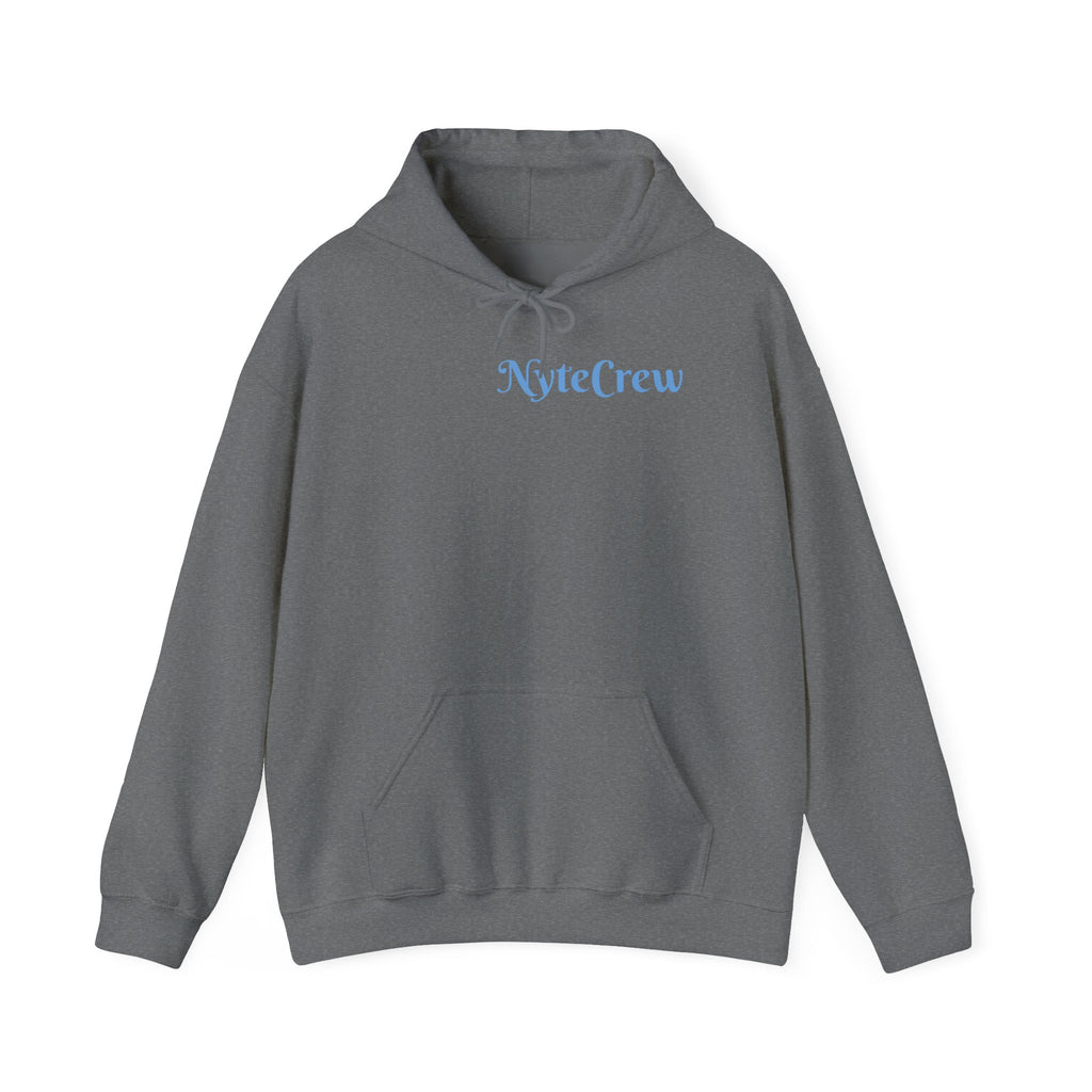 Cozy Unisex Hoodie for Night Owls, Perfect for Casual Wear, Gift for Friends, NiteCrew Sweatshirt, Relaxed Vibe
