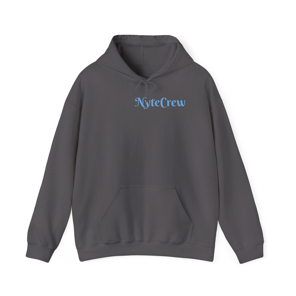 Cozy Unisex Hoodie for Night Owls, Perfect for Casual Wear, Gift for Friends, NiteCrew Sweatshirt, Relaxed Vibe