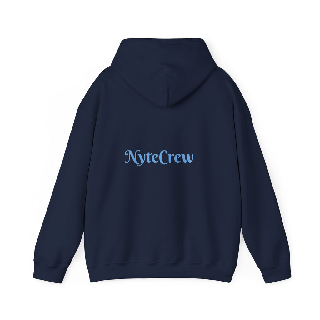 Cozy Unisex Hoodie for Night Owls, Perfect for Casual Wear, Gift for Friends, NiteCrew Sweatshirt, Relaxed Vibe