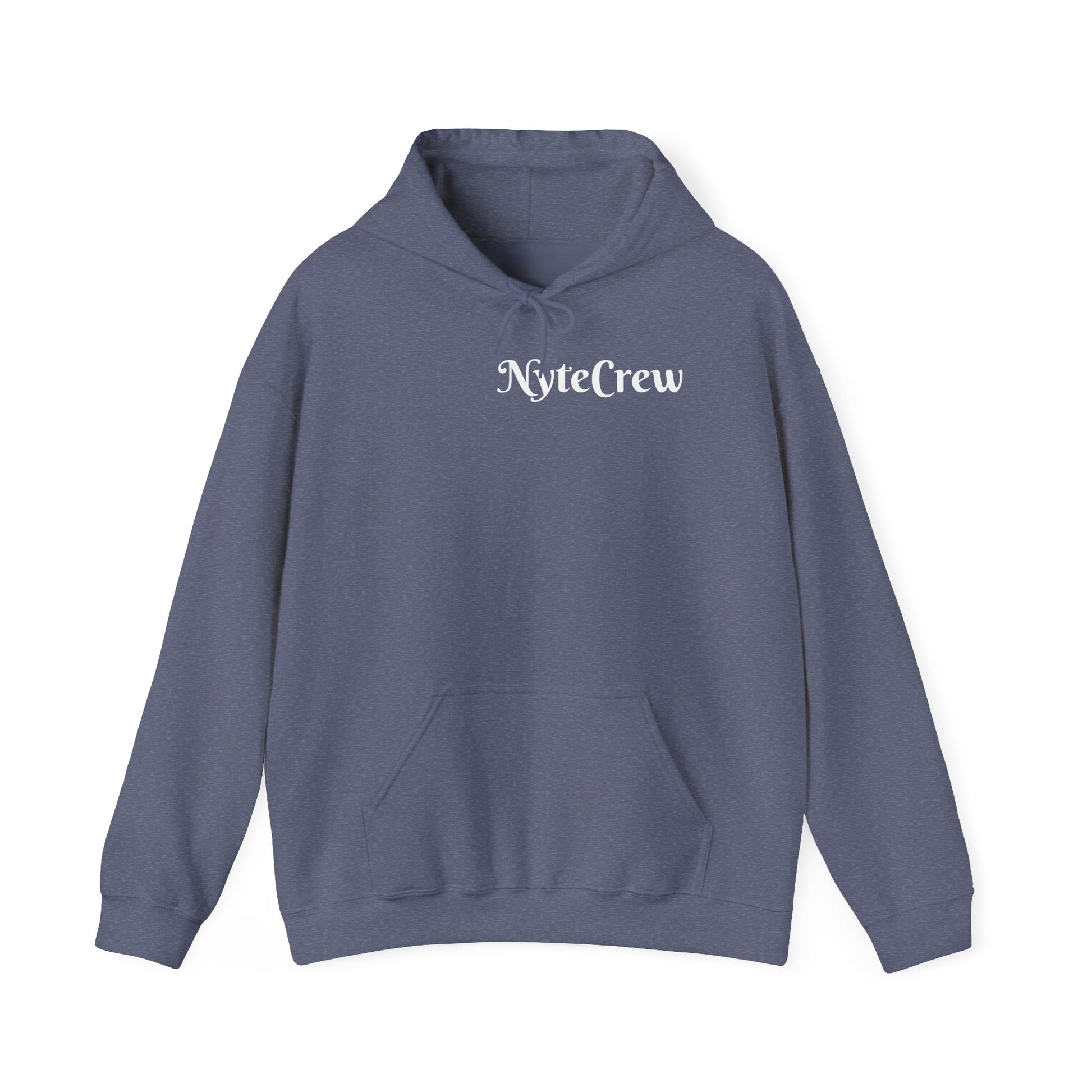 Cozy Unisex Hoodie for Night Owls, Perfect for Casual Wear, Gift for Friends, NiteCrew Sweatshirt, Relaxed Vibe