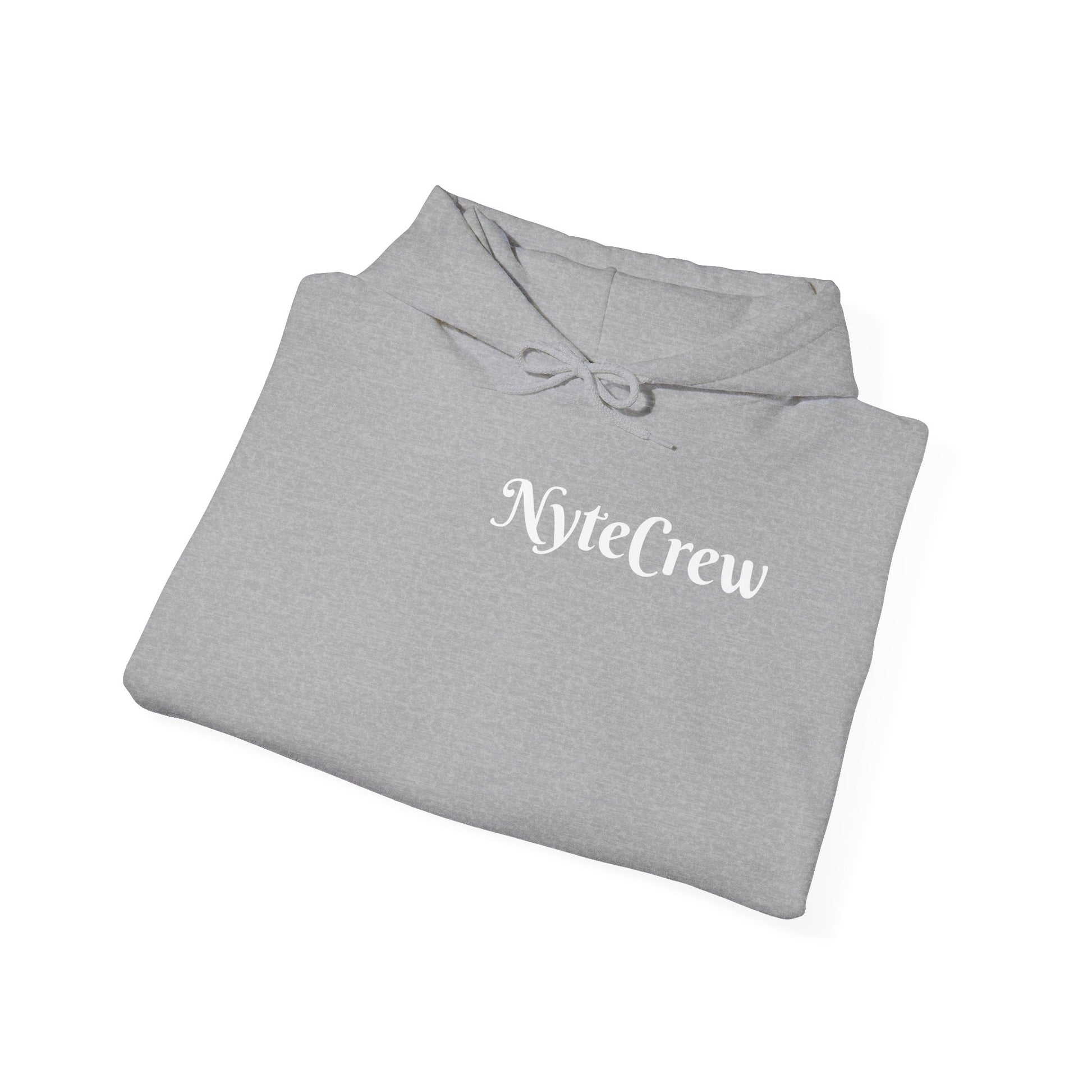 Cozy Unisex Hoodie for Night Owls, Perfect for Casual Wear, Gift for Friends, NiteCrew Sweatshirt, Relaxed Vibe