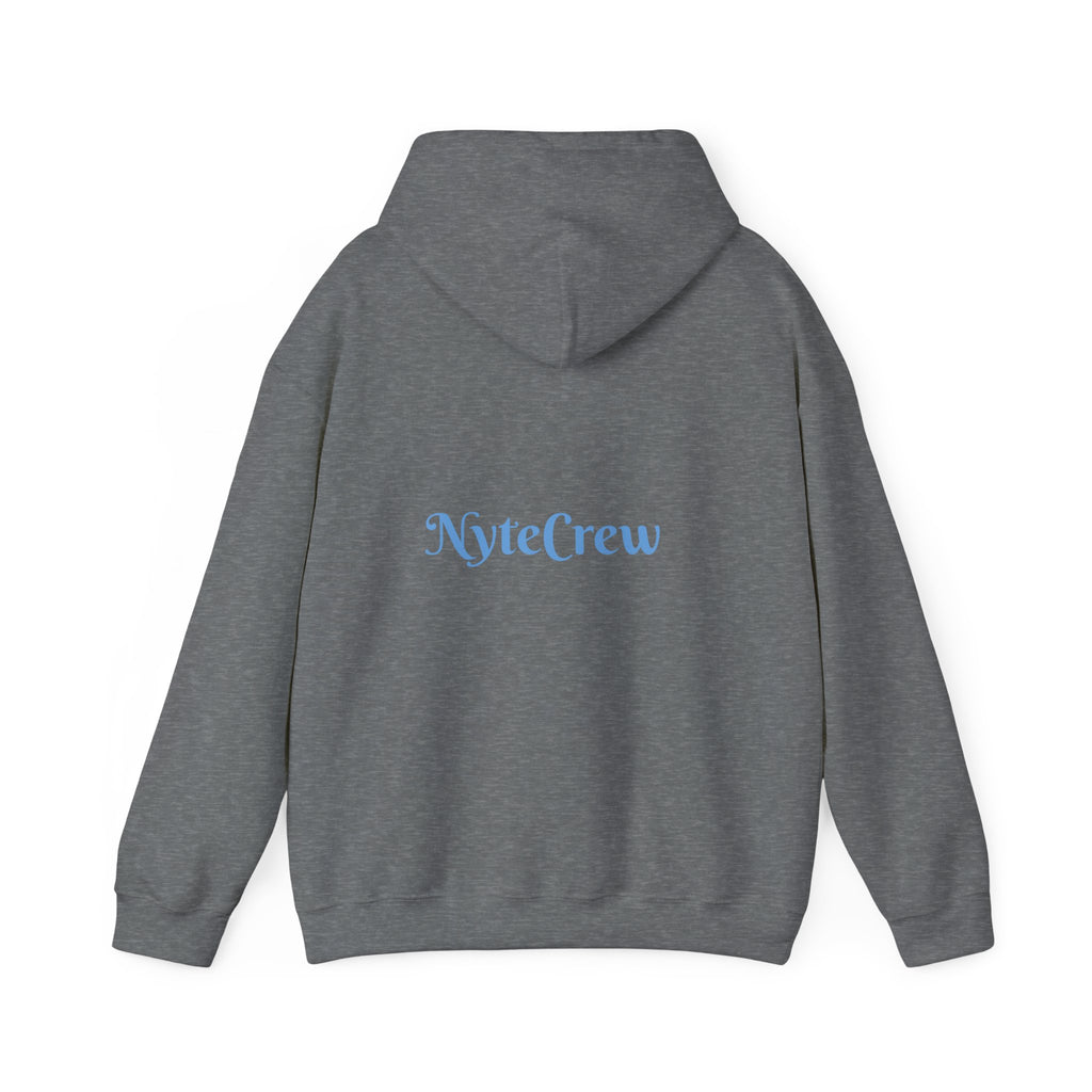 Cozy Unisex Hoodie for Night Owls, Perfect for Casual Wear, Gift for Friends, NiteCrew Sweatshirt, Relaxed Vibe