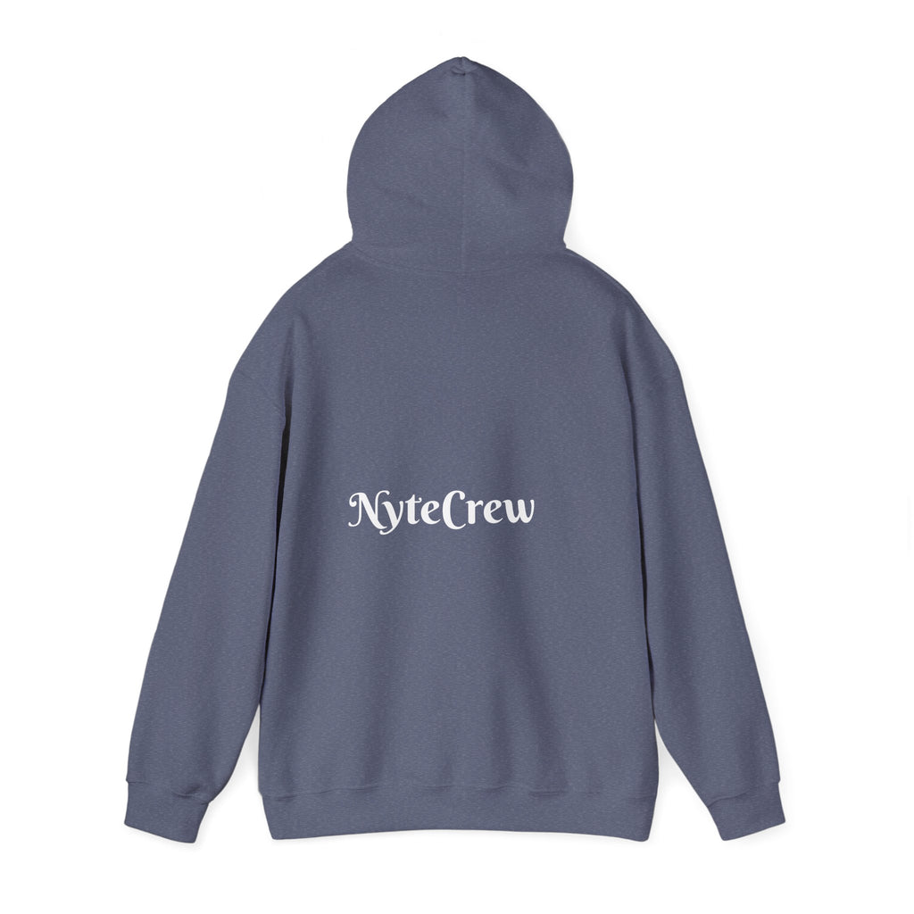 Cozy Unisex Hoodie for Night Owls, Perfect for Casual Wear, Gift for Friends, NiteCrew Sweatshirt, Relaxed Vibe