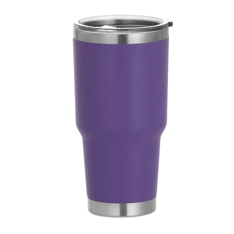 with logo  30oz Wine Tumblers Cups with Seal Lids 304 Stainless Steel Large Capacity Tumbler Vacuum Insulated Travel Coffee Mugs