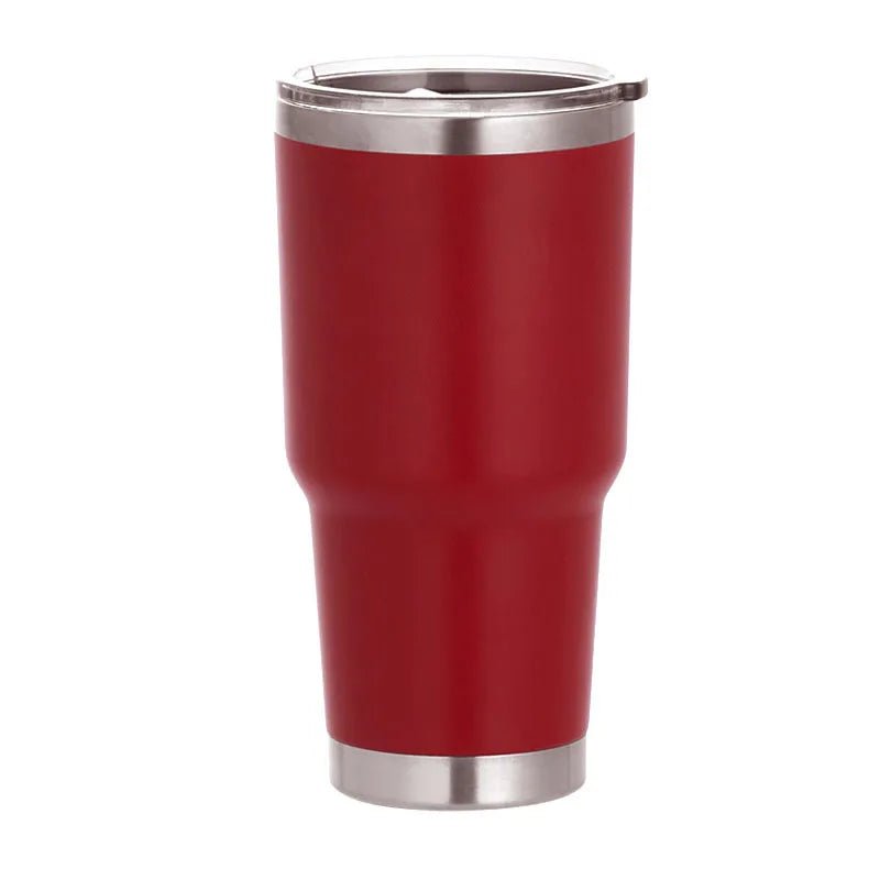 with logo  30oz Wine Tumblers Cups with Seal Lids 304 Stainless Steel Large Capacity Tumbler Vacuum Insulated Travel Coffee Mugs