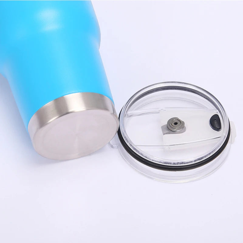 with logo  30oz Wine Tumblers Cups with Seal Lids 304 Stainless Steel Large Capacity Tumbler Vacuum Insulated Travel Coffee Mugs