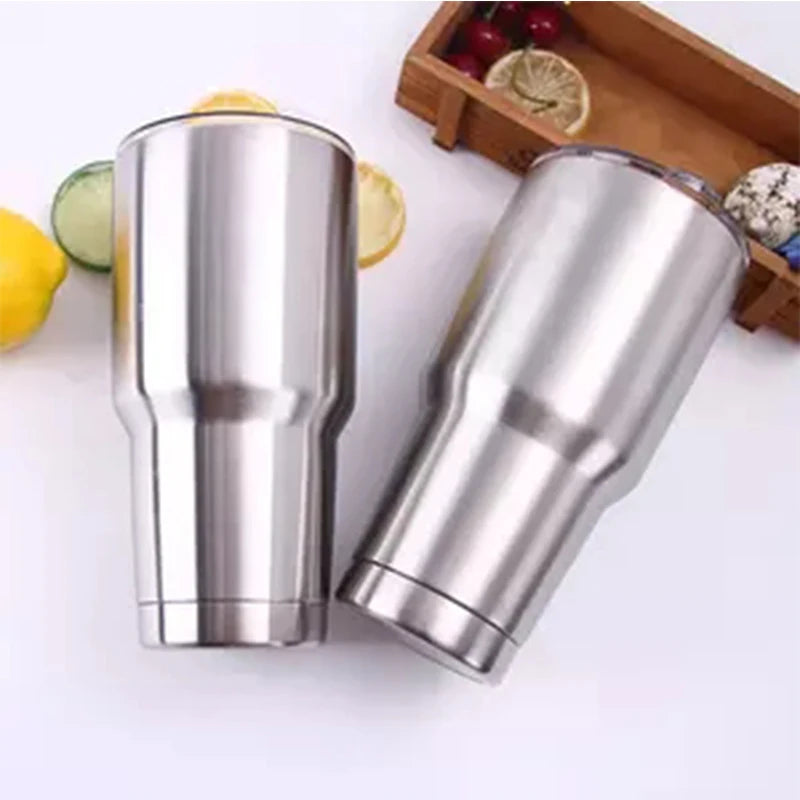 with logo  30oz Wine Tumblers Cups with Seal Lids 304 Stainless Steel Large Capacity Tumbler Vacuum Insulated Travel Coffee Mugs