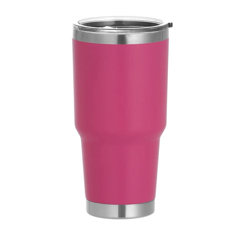 with logo  30oz Wine Tumblers Cups with Seal Lids 304 Stainless Steel Large Capacity Tumbler Vacuum Insulated Travel Coffee Mugs