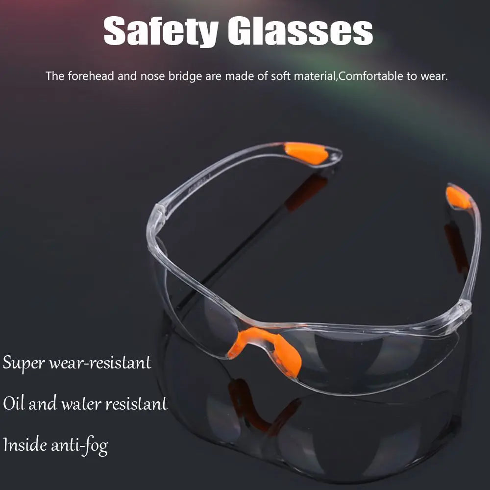 Security Supplies Clear Safety Goggles Dustproof Windproof Work Glasses Eyewear Safety Goggles Women Men Safety Goggles