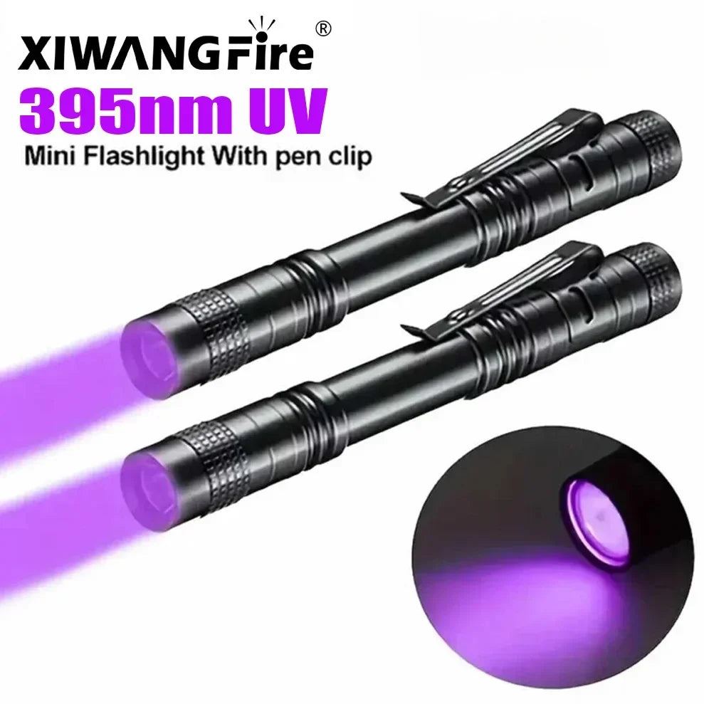 Mini  EDC Tactical Flashlight Charging Warning Flash Lights Emergency Power Bank for Working Running Camping Fishing Hiking