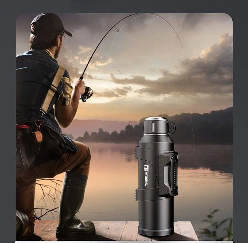 316 Stainless Steel Insulated Thermos Bottle, 1L, 2L, 3L, Outdoor Travel Coffee Mugs, Thermal Vacuum Water Bottle, Thermal Mug