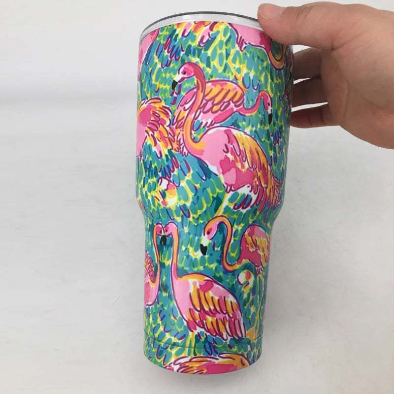 Free Name 30OZ Stainless Steel Car Beer Water Wine Bottle Tumbler Thermos Vacuum Flasks Mug Travel Coffee Mugs Cup Thermal