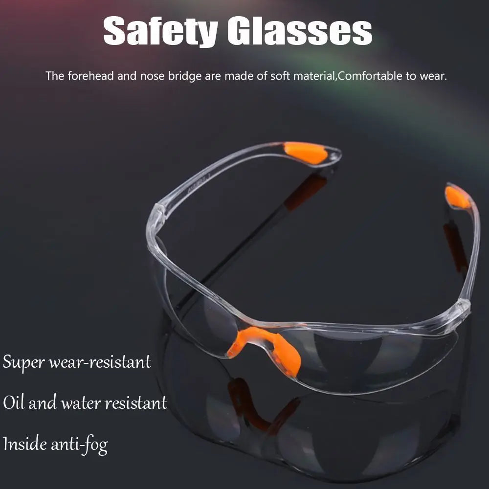 Security Supplies Clear Safety Goggles Dustproof Windproof Work Glasses Eyewear Safety Goggles Women Men Safety Goggles
