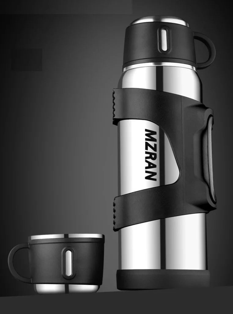 316 Stainless Steel Insulated Thermos Bottle, 1L, 3L, Outdoor Travel Coffee Mugs, Thermal Vacuum Water Bottle, Thermal Mug
