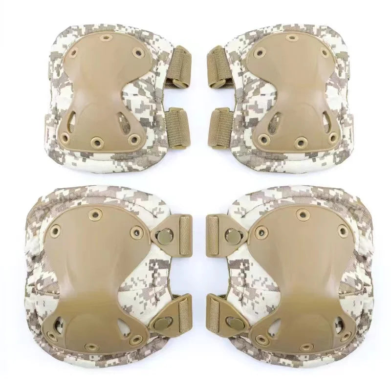 Unisex Camo Tactical KneePad Elbow Pads Knee Protector For Men Women Outdoor Sport Working Hunting Skating Safety Gear Kneecap
