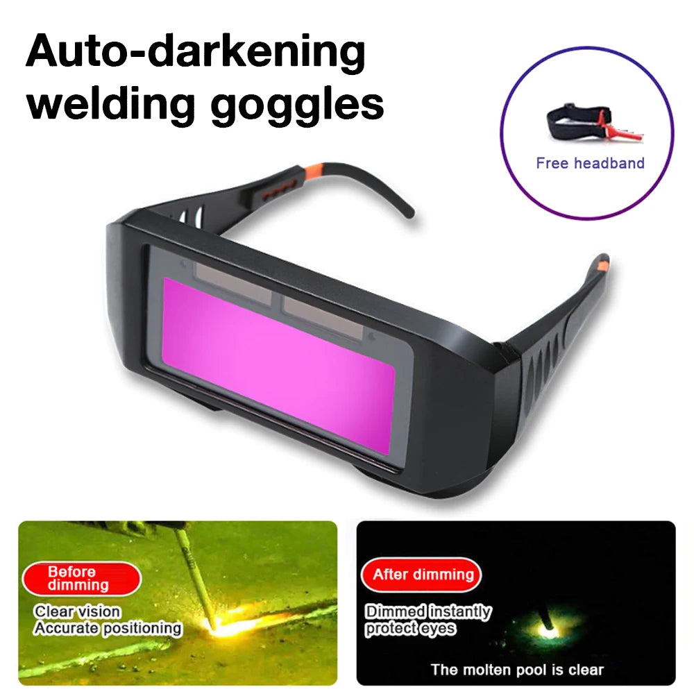 Automatic Blackout Welding Glasses Variable Photoelectric Anti Ultraviolet Infrared Radiation Glare Safety Goggles Protective