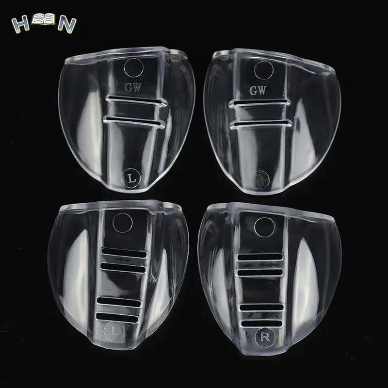 2Pcs Eye Flexible Clear Shields Side Safety Goggles Glasses Universal Anti Fog