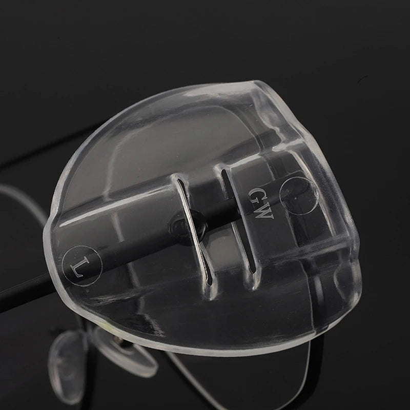 2Pcs Eye Flexible Clear Shields Side Safety Goggles Glasses Universal Anti Fog