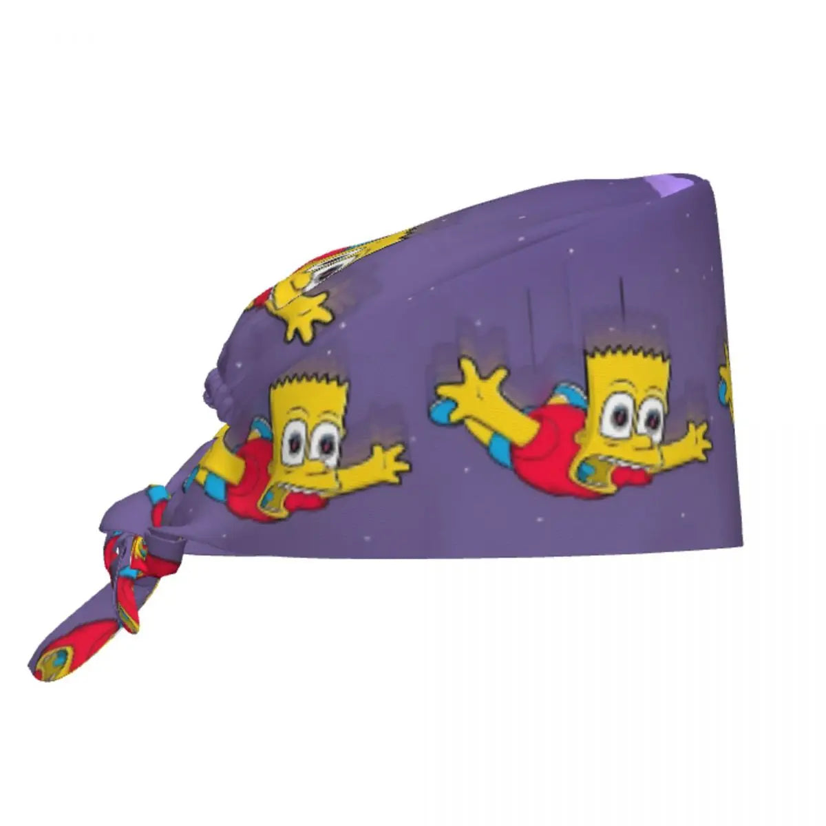 Custom The Simpsons Cartoon Medical Staff Scrubs Hat Men Women Doctor Nursing Surgical Cap Scrub Caps