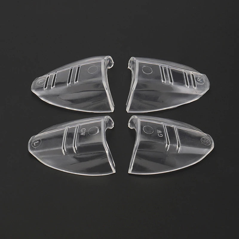 2Pcs Eye Flexible Clear Shields Side Safety Goggles Glasses Universal Anti Fog