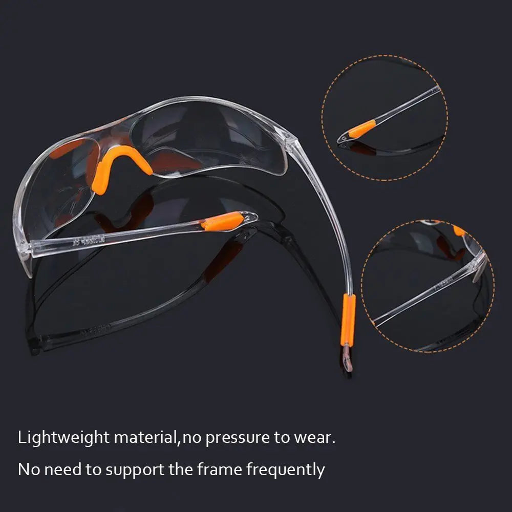 Security Supplies Clear Safety Goggles Dustproof Windproof Work Glasses Eyewear Safety Goggles Women Men Safety Goggles