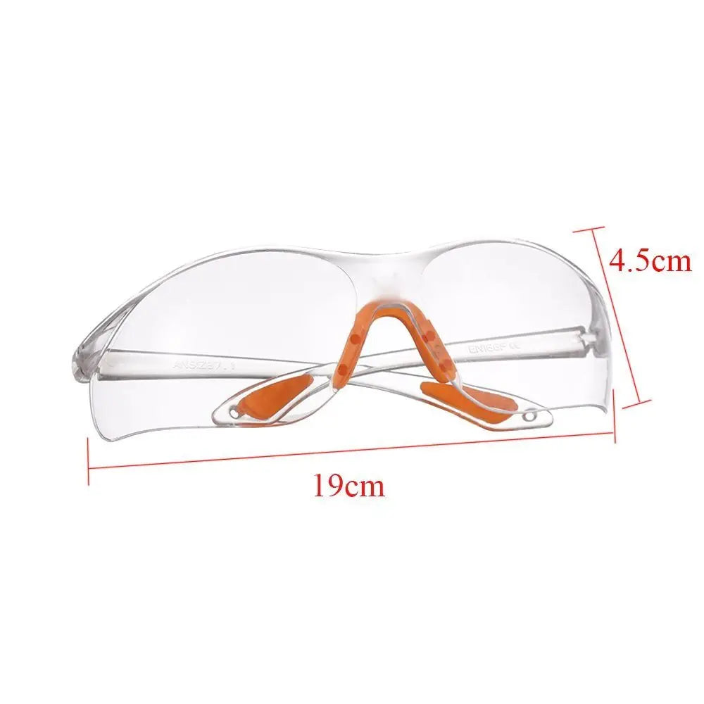 Security Supplies Clear Safety Goggles Dustproof Windproof Work Glasses Eyewear Safety Goggles Women Men Safety Goggles