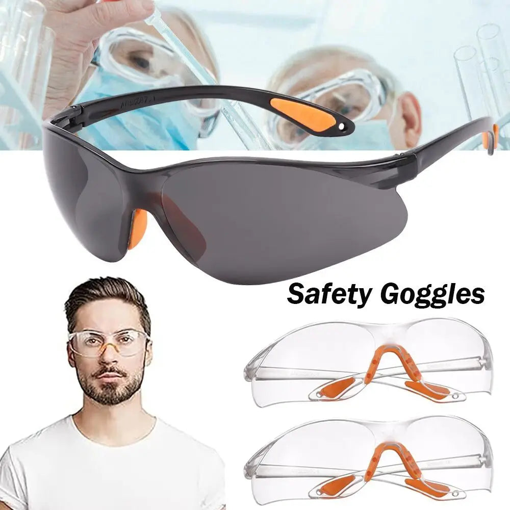 Security Supplies Clear Safety Goggles Dustproof Windproof Work Glasses Eyewear Safety Goggles Women Men Safety Goggles