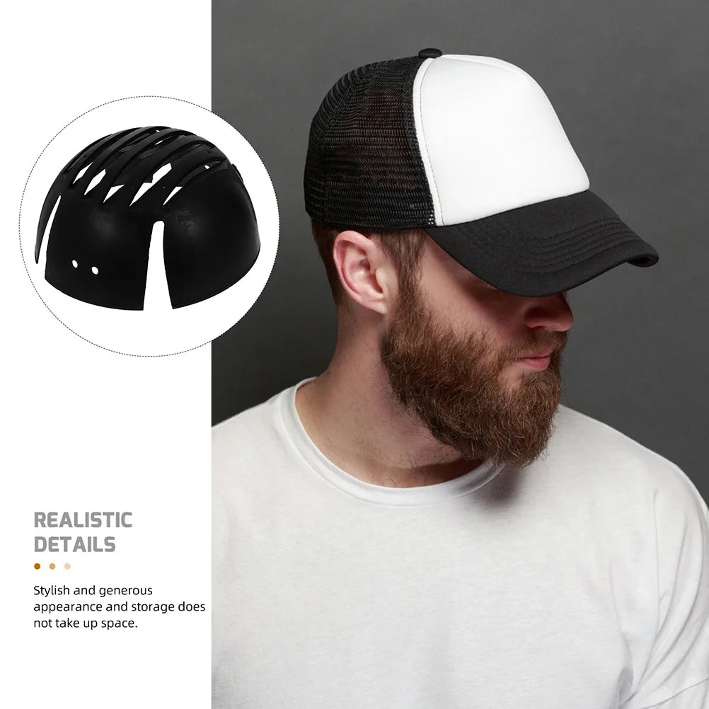 Black Safety Hat Liners Bump Cap Insert Liner Baseball Hat Liners Hard Hat Liners Universal Caps Insert Protective