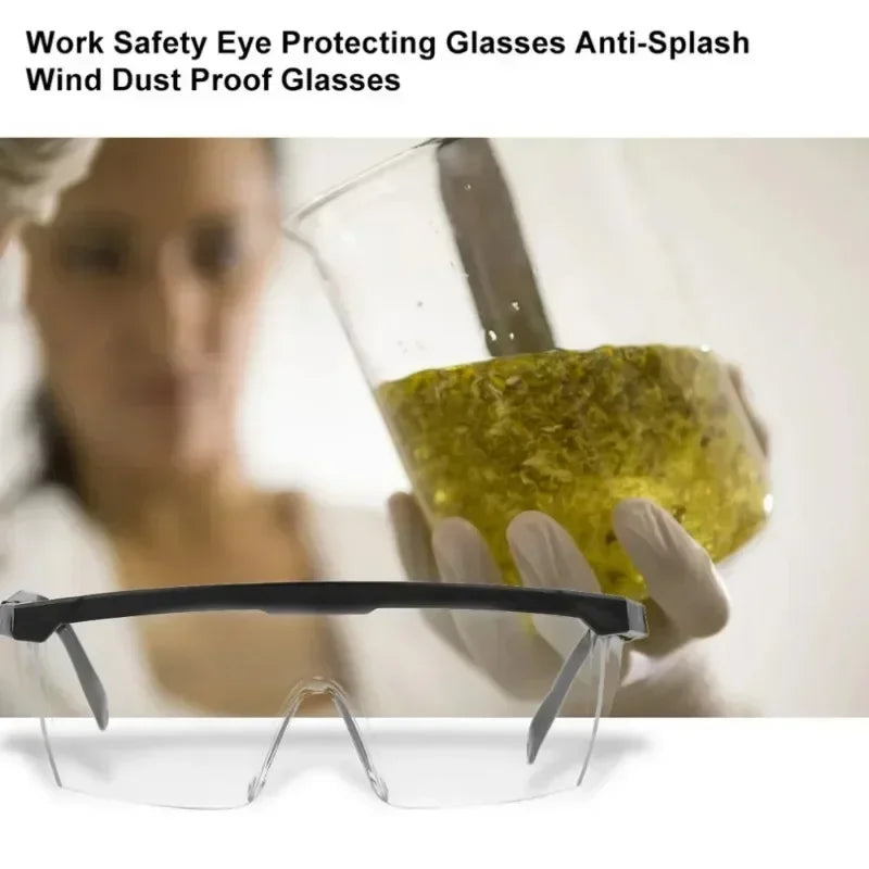 Anti-Splash Work Safety Glasses Eye Protecting Lab Goggles Protective Industrial Wind Dust Proof Goggles Cycling Glasses