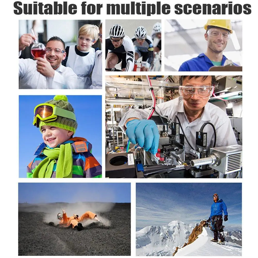 Security Supplies Clear Safety Goggles Dustproof Windproof Work Glasses Eyewear Safety Goggles Women Men Safety Goggles