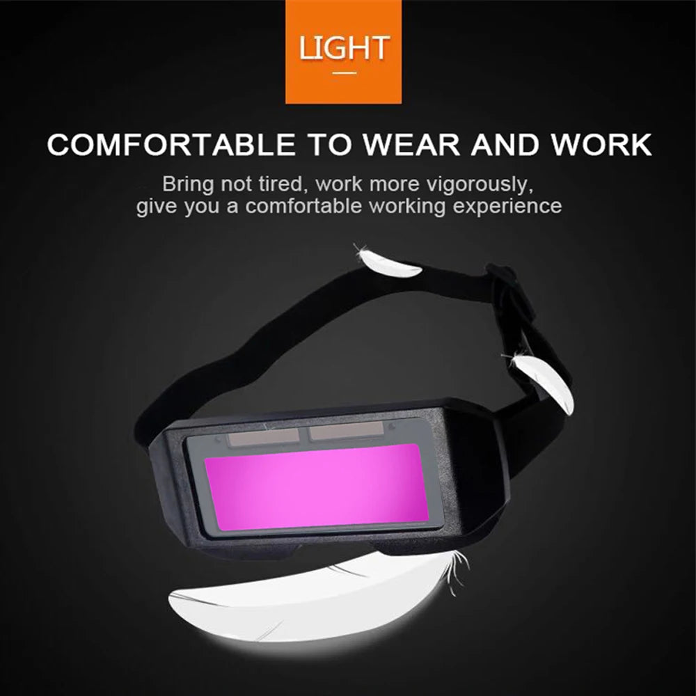 Automatic Blackout Welding Glasses Variable Photoelectric Anti Ultraviolet Infrared Radiation Glare Safety Goggles Protective