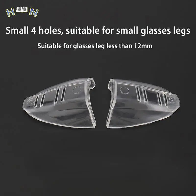 2Pcs Eye Flexible Clear Shields Side Safety Goggles Glasses Universal Anti Fog